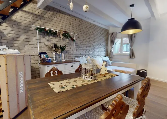 Апартаменты Le Nid De L'ill, Magnifique Duplex Cosy Petite France *