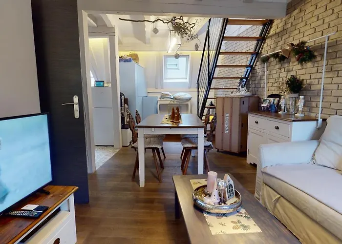 Le Nid De L'ill, Magnifique Duplex Cosy Petite France アパート ストラスブール